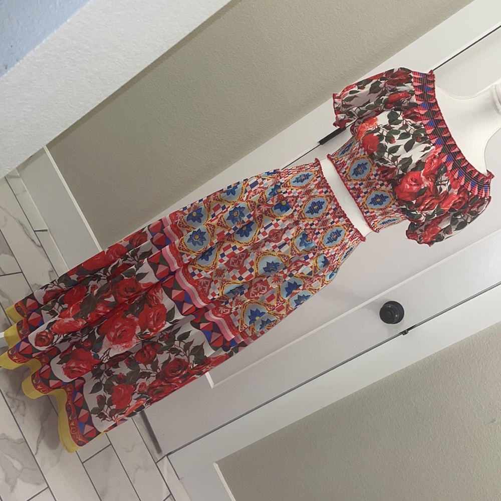 Maxi Skirt and Top Set Size S